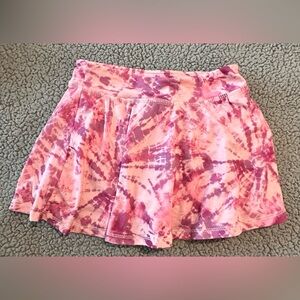 Pink Tie-Dye Skirt